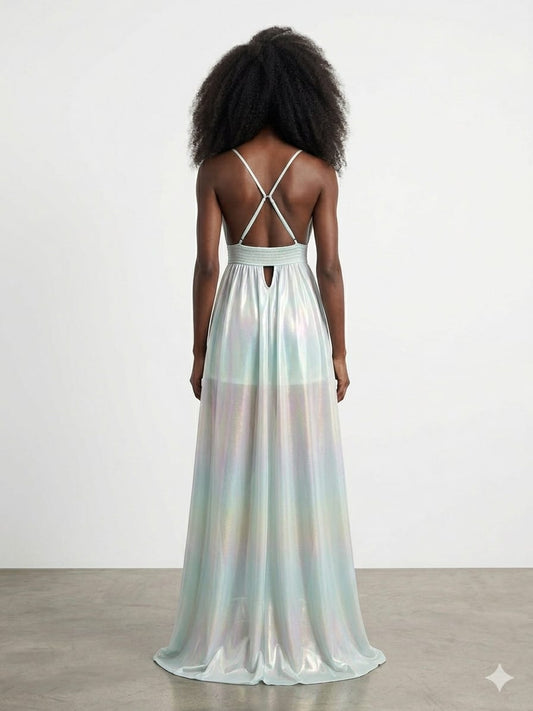 AMORE 26106 - Maxi Dress (Iridescent Polyester)