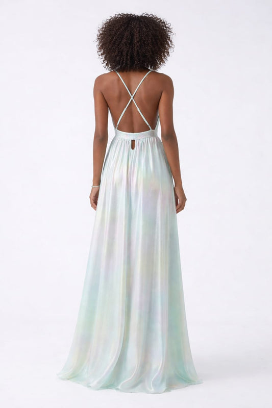 AMORE 26104 - Maxi Dress (Iridescent Polyester)