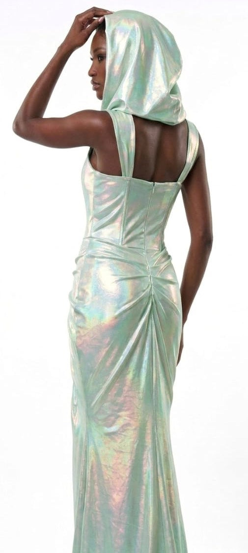 AMORE 26110 - Maxi Dress (Iridescent Polyester)